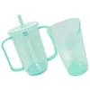 Party Decoration 2 Pcs Elderly Care Cup Water Maternity Cups Drinking Glasses Feeder Disabled Patient Choking-proof Plastic