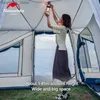 Tendas e abrigos Naturehike 2-4 pessoas Ar tenda inflável 12.0 Tenda de acampamento de praia ao ar livre da família 11,4 kg Pu2000mm à prova d'água+ grande L48