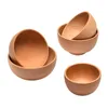 Bowls Japanese Wooden Bowl For Children's Baby Rice Round Instant Noodle Retro Home Beech Salad