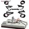 Blackwolf Sex Bed Toys Restraint Set Handbojor Ankel Manschetter BDSM Bondage Rems Vuxna spel Sexprodukter Erotiska leksaker för par 240401