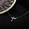 Colliers pendentifs 925 Silver plaqué zircon coeur charme collier pendent élégant bijoux de mariage pour femmes cadeau de cou DZ013