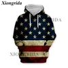 Sweatshirt de drapeau masculin EST EST USA