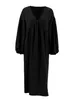 Women's Sleepwear Long Sleeve Lounge Dress For Women Full Length Sleep Soft V Neck Night Shirts Nightgown With Pockets