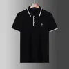 Италия 2024 Роскошные мужские рубашки поло в летних модных брендах дизайнерская рубашка Polos Men Дизайнерская вышивка с коротким рукавом Tees US Size XS-XL Top.1
