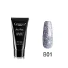 Gel 5 -pc's 30 ml snelle acryl gebouw nagelverlenging gel glitter kristal multifunctioneel ontwerp diamant strass rhinestone lijm