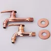 Bathroom Sink Faucets Bibcocks Wall Mounted Washing Machine Tap Mop Pool Rose Gold Color Garden Outdoor Water Modern Kitchen Faucet