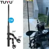 Cameras Tuyu Motorcycle Camera Solder Grochet Bracket Broke Bike Mount pour GoPro Max DJI Stick Selfie invisible pour Insta360 One X2 R