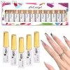 Gel 24 flessen/set Nail Art kit gel nagellak trek voering gel vernis voor doe -het -zelf haaklijn schilderen geborsteld manicure accessorie