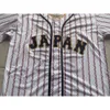 Polos maschile BG Baseball Jersey Japan 16 Ohtani Maglie da cucire da ricamo Sports di alta qualità White Stripe World Nuovo