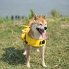 Dog Apparel Pet Life Jacket For Swimming Buoyancy Clothes Adjustable Lifesaver Safety Surfing Vest Small Large