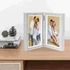 Frames Display Shelf Two Folding Po Decorative Picture Double Layer Durable Party Ornament Household
