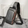 Kadınlar usb göğüs çanta tasarımcısı erkekler messenger crossbody paketi deri omuz çantaları paketi seyahat göğüs çantası bolso hombre kızlar erkek cüzdanlar