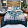 Bedding Sets Luxurious Chinese Style Printed Iandscape Tree Pattern Horse Animal Bed Sheet Duvet Set Family Iarge 4-Piece