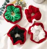 Christmas Velvet Scrunchie Bandband Patchwork Hair Scrunchies Femmes Elastic Hair Bands Hair Hair Accessoires 1826322