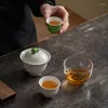 ティーウェアセット中国語のひょうたんPERIMMON TRAVEL TEA SETメーカーポータブルセラミッククイックカップギフト1ポット3カップ