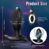 Приложение ротации 360 ° Bluetooth Anal Anal Plug Vibrator для мужчин качание мужской масагер -массажер для простаты для взрослых товарных игрушек. Женщины 240403