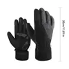 Cycling Gloves Mens Winter Bike Thermal With Soft Lining Touchscreen Texting Cold Weather