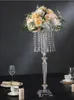Party Supplies 10PCS Acrylic Crystal Flower Rack Wedding Table Floral Cake Column Candle Display Holder Plinth Pillar Arrangement