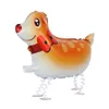 Pet aluminum film balloon Cute Walking Animal Helium Balloons Cat Dog Dinosaur Air Ballons Birthday Decorations Kids Adult Event Party Decor Balloon