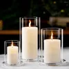 Candle Holders 3 Pcs Shade Decorative Glass Holder Household Shades Decorations Home Jar Dome Accents Desktop Oil Lamp