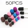 Bits 50pcs 5 * Capes de ponçage 11 mm avec manche en caoutchouc Rébarrant électrique Bites de ponçage à ongles Bites de ponçage