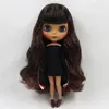 Eisiges dbs Blyth Puppe 16 BJD schwarze Mix Brown Hair Gelenkkörper 30 cm Puppe Custom Puppe DIY Anime Girls 240329
