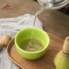 Zestawy herbaciarskie Zestaw herbaty Tradycyjny prezent Matcha Bamboo Wheet Scoop Ceremic Green Bowl Uchwyt japoński