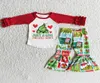 Boutique Kids Designer Clothes Girl Girl Christmas Toddler Baby Girls Vêtements Bell Pantalon Bott