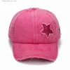 Koski kulkowe 6 kolorów damskie wyjątkowo wysoki kucyk kapelusz letnia czapka oczu z błyszczącymi gwiazdami mody mody hap hat hat swobodny Q240408