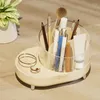 Opbergdozen roteren make -updoos desktop cosmetische borstel emmer verdeelde penhouder kleedtafel huidverzorging productplank