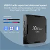 Box 5pcs TV Box x96 Max Plus Ultra Android 11 Amlogic S905X4 4G 32G 64G 5G Dual WiFi Bt YouTube HD AV1 Media Player 8k Set Top Box Set Top Box