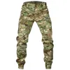 Mege Joggers de camouflage tactique pantalon de cargaison de cargaison Ripstop Randage de chasse de chasse à la chasse