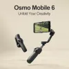 Gimbal Dji Osmo Mobile 6 OM 6 3AXIS Handheld Stabilisator Smartphone Selfie Stick ingebouwd in Extension Rod Magnetic Design Activetrack 5.0