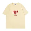 Letnia figura MMLG Bawełniana wysokiej jakości męskie i damskie Tshirts Fashion Casual Shopping Shirt Short Sleeve 240326