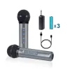 Microphones Heikuding 2.4G Cordless Handheld Karaoke Microphone Universal Wireless Microphone with Rechargeable Battery Singing MIC