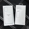 Case di telefono a prova di shock magnetico acrilico trasparente per iPhone 15 14 13 12 11 Pro Max Mini con pacchetto di vendita al dettaglio Caricatore wireless MagSafe Compatibile