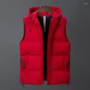 Men's Vests Winter Cotton Vest Thick Jacket Outdoor Sports Leisure Coat