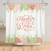 Shower Curtains Easter Egg Curtain Happy Communion Dolls Waterproof Bathroom Decoration Cartoon Kids