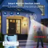 Caméras IP de surveillance Caméra 4K Protection de sécurité Caméra sans fil Double objectif wifi extérieur Caméra imperméable AI externe Track ICSEE