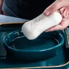 Badezubehör Set Nordic Ceramics Wash Flüssigseife Flasche Mund Tasse Zahnbürste Halter Tablett Werkzeuge Badezimmerzubehör Sechs Stück Geschenke