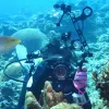 Väskor SLR dykningsfack Stabilisatorrigghandtagfäste Förlängningsarm för undervattenskamerahusfodral för GoPro/DJI Osmo Action