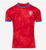 Nuevas camisetas de fútbol de República Checa Suiza en casa 24/25 Austria Red Blue Blanco 2024 2025 ISLAND Sports Football Wasks Sportswear Serbia Camisola Euro Cup 888