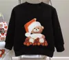 Lettere stampate Mo Girl Girl Sweater Cotton Kids Brand Pullover Cartoon Bear Children Sweater2389090