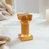 Candlers Nordic Style Roman Pilier Collier Mini Resin Colonne Statue Holder Stand for Shooting Accesstes Home Party Mariage Decor