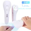 Médecine Nouvelle lampe LED UV Sécheur à clous Hine pour le vernis à ongles en gel UV lampe de durcissement 3 LED Tenue à main portable USB Tool de manucure de maison