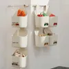 Stume di stoccaggio Multifunzionale organizzatore sospeso cucina cipolla a zenzero aglio scatola pratica di plastica in plastica montata a parete