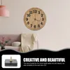 Accessoires d'horloges Taste Mouvement de la montre murale Mécanisme de remplacement du bois de moteur de quartz de quartz