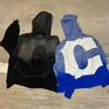 Anpassad färg 2024 OEM gratis provdesign män puff tryck lång ärm 3d skum tryckt överdimensionerad pullover hoodie för