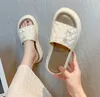 Women's Slippers Summer All-Match Rhinestone One-Word Slippers Red Thick Bottom Height Increasing Sandals for Women