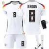 Germania Home Jersey Muller Cup Cup Havertz Kroos Football Jersey Children S Set di uomini ET